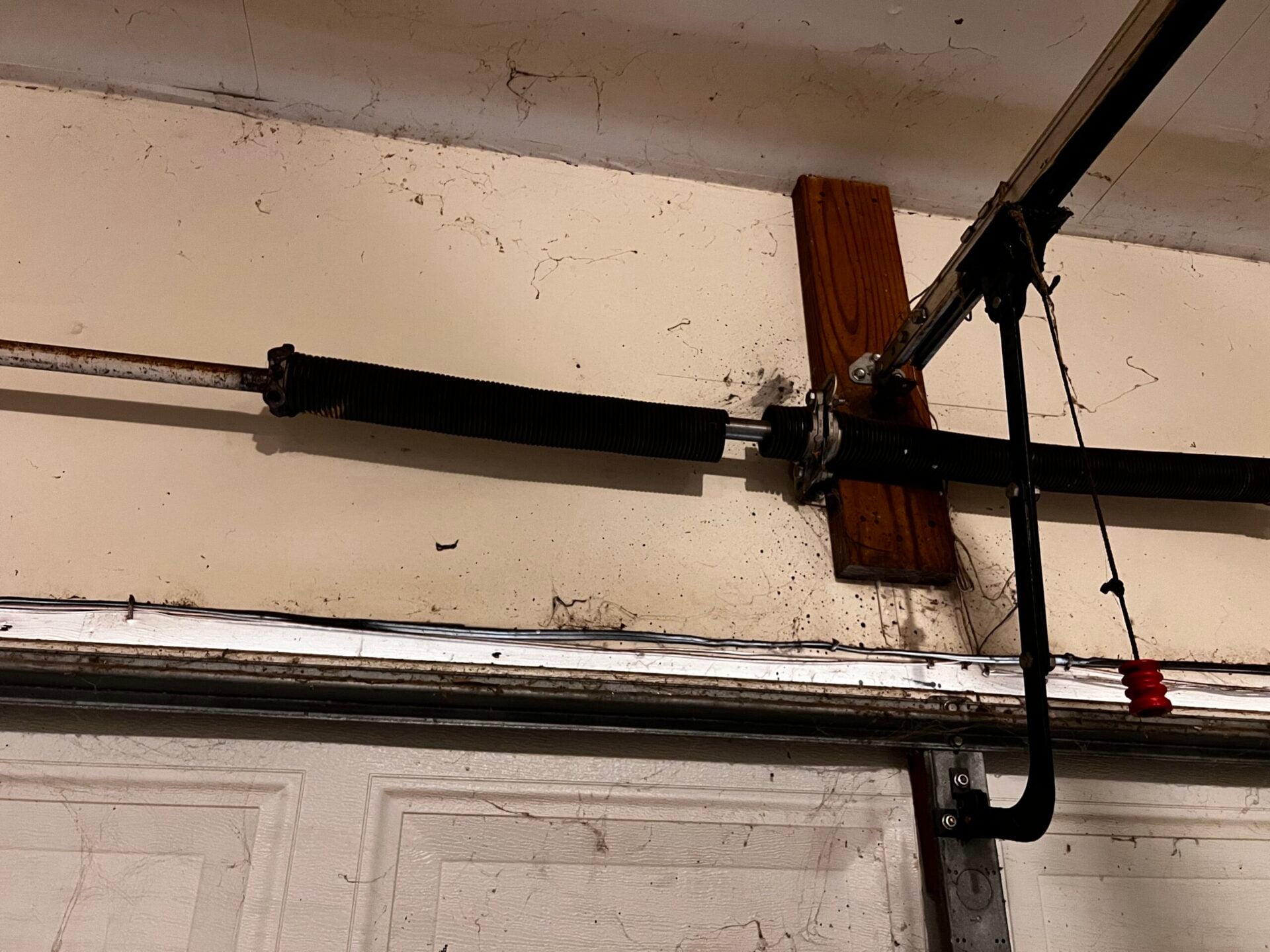 Garage door spring repair service