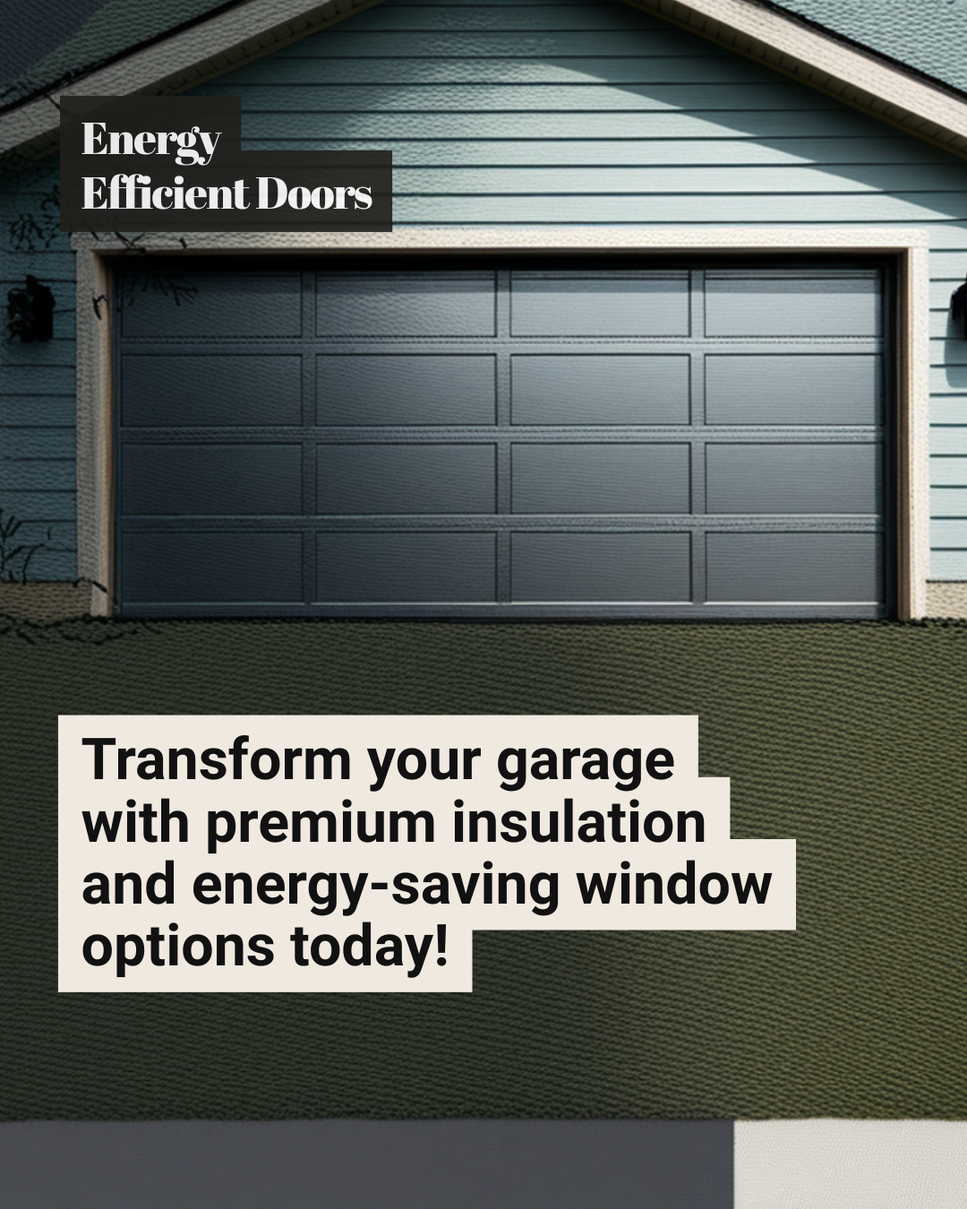 Contemporary steel garage doors service with modern design and energy-efficient features in Cedar Park
