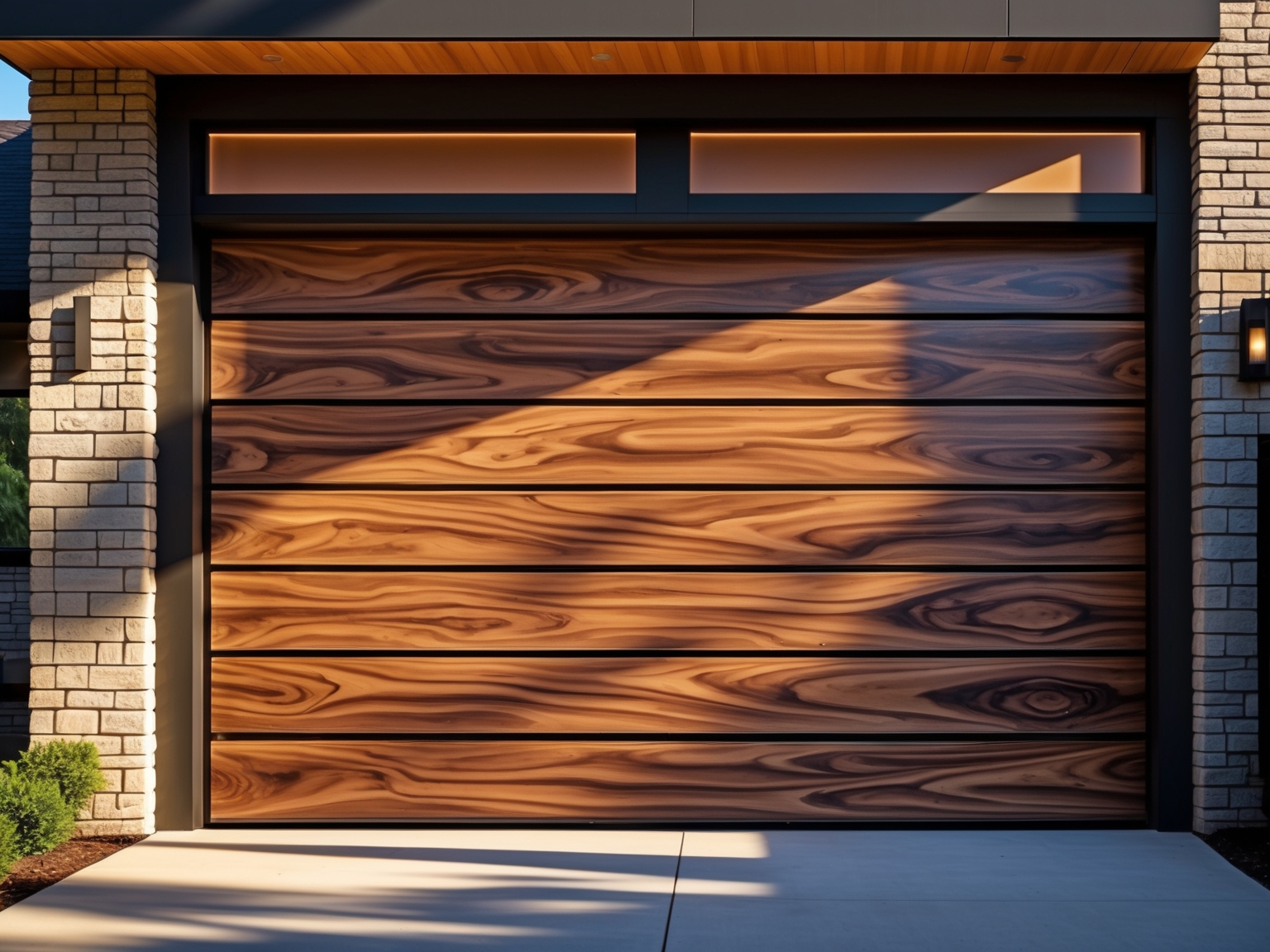 Steel Garage Doors Wood Look Installation Cedar Park