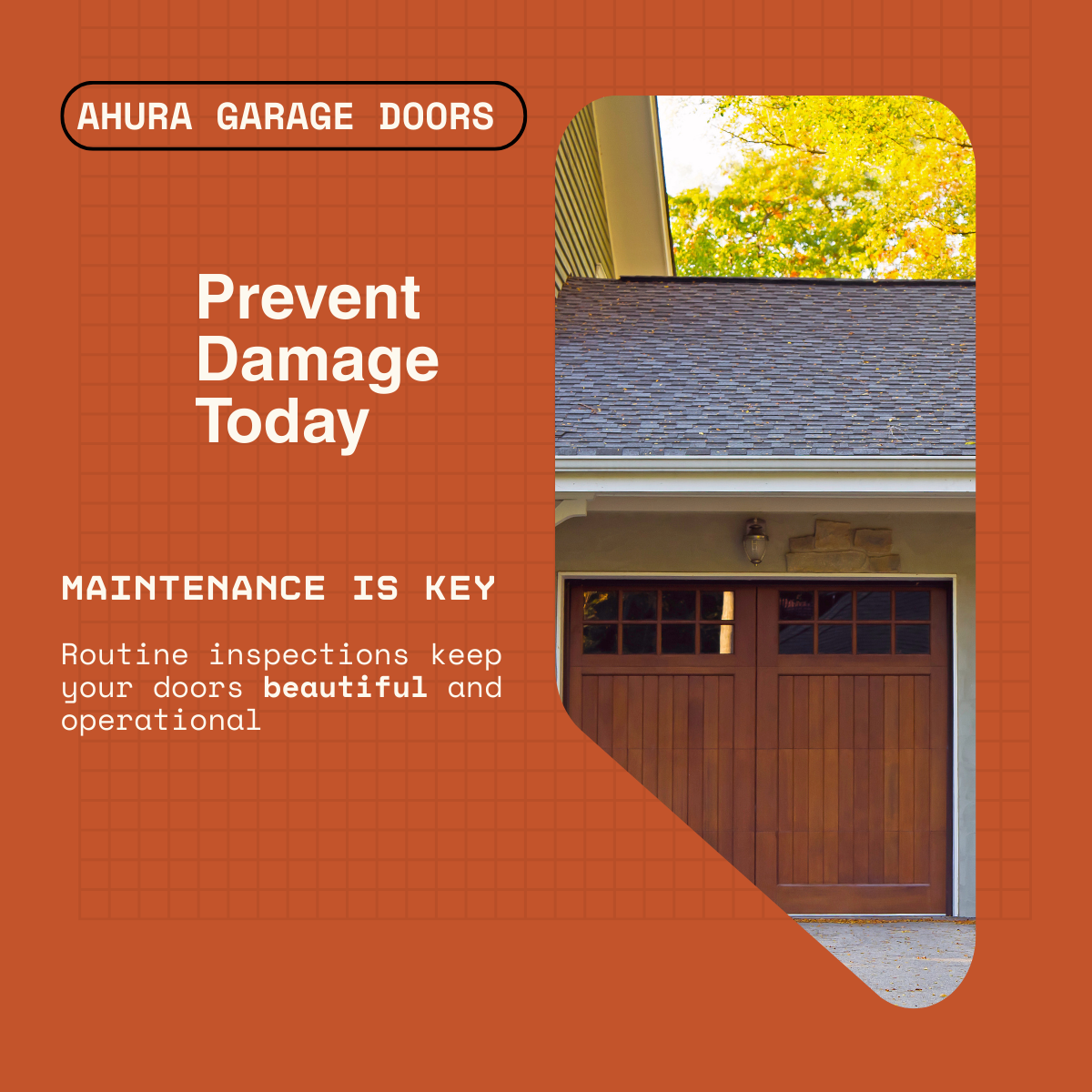 Technician performing wood garage doors repair in Cedar Park Texas, inspecting and restoring wooden panels and hardware for long-lasting performance.