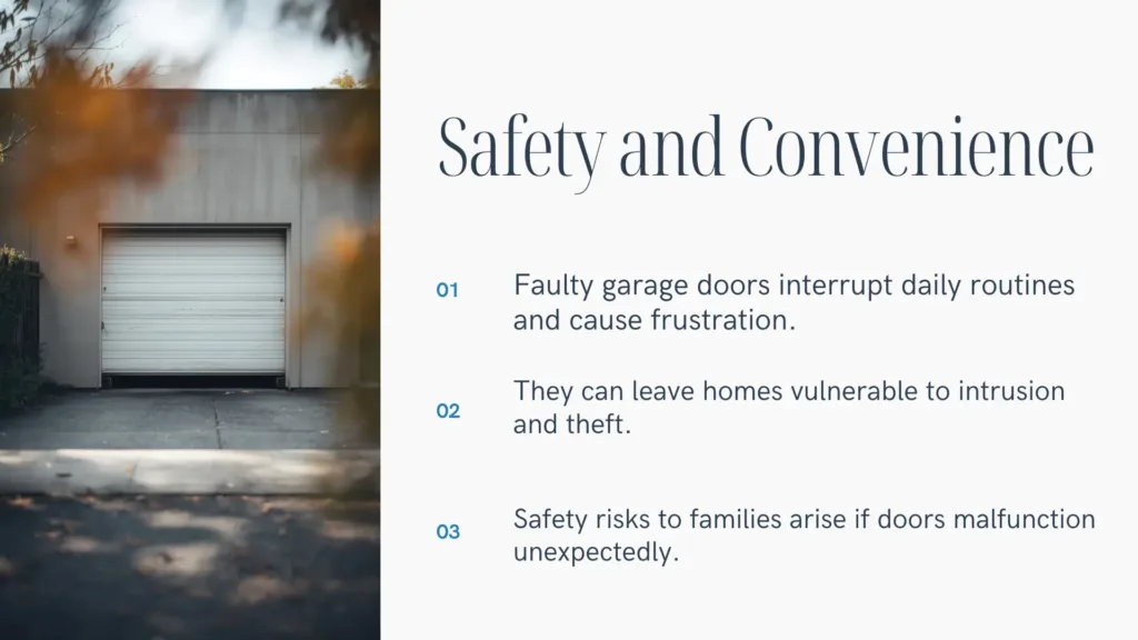Common Garage Door Issues misaligned safety sensor