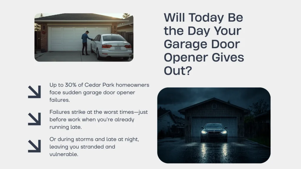 Garage Opener Installation prevents sudden door failures